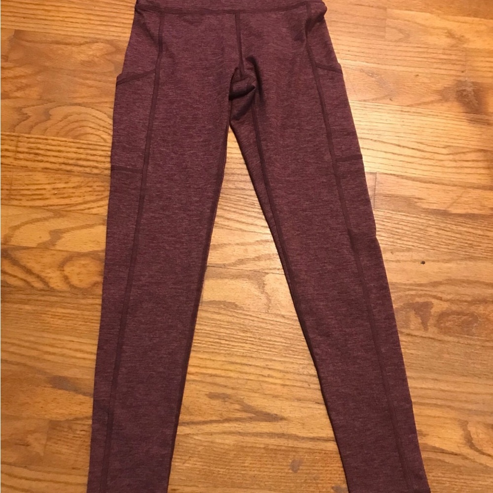 Aerie Maroon Leggings Small